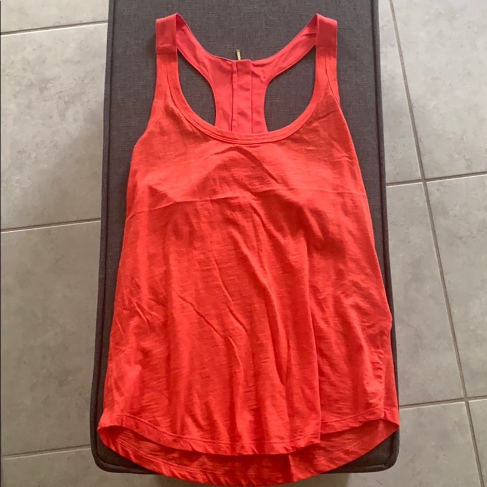 Coral tank top